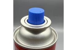 China Lightweight aluminum gas canister valve for backpackers with instant-click fitting supplier