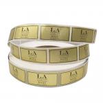 Gold Foil Self Adhesive Peel Off Private Tamper Seal Stickers Roll for sale