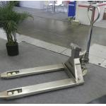 Mobile Hand Pallet Jack With Weight Scale 5500 Lb Stainless Steel Material for sale