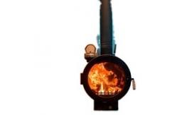 China 90cm 100cm Ceiling Suspended Fireplace Log Burners Rust Resistance supplier