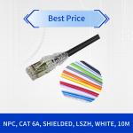  Industrial Grade Cat6E SFTP Ethernet Patch Cable - NPC6ASZDB Shielded Network Cord with LSZH Protection for sale