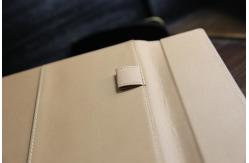 China Easy Bring Ring Binder Organizer / Loose Leaf Leather Day Planner 80 Sheets supplier