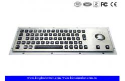 China 65 Full Travel Backlit Keys Illuminated Metal Keyboard , Industrial Computer Keyboard supplier