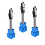 China M6 Tungsten Carbide Burr Long Single 1/2 12 Shank Diameter End Cut Collet manufacturer