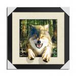 Stock 5D pictures with Frame 3D Lenticular Pictures Popular Wolf Image for sale