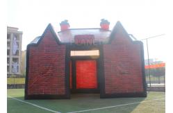China Large Inflatable Exhibition Tents , Inflatable Pub Tent With Electric Blower supplier