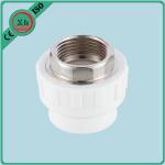 White / Green PPR Female Socket Smooth Internal Surface Pure PPR Raw Material for sale