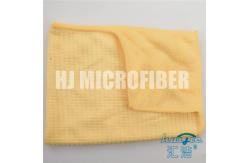 China Knitted Microfiber Cleaning Cloth 30*40cm yellow piped household cleaning towel supplier