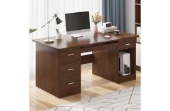 China 1.2M Home Study Desk Brown Classic Modern Study Table With Locks supplier