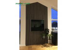 China Customizable Square Acoustic Timber Wall Panels With Melamine Finish supplier