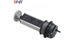 China Desktop Pop Up Power Outlet , Professional Pull Up Electrical Socket supplier