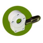 aluminum retractable awning of gear box for manual handle