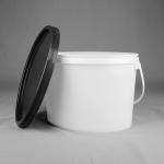 Heavy Duty BPA Free Oval Plastic Bucket 5L Plastic Bucket With Lid for sale