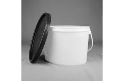 China 5.5L Oval Plastic Packaging Bucket Customized With A Lid And Hand Pull supplier