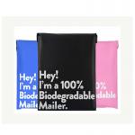 Matte Black Pink 100% Biodegradable Mailer Bags Cartoon Children Gift Envelope for sale