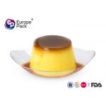 LFGB Approve Disposable Plastic Dessert Dishes Round For Pudding for sale