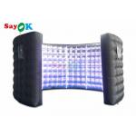 Portable Curved Inflatable Photo Booth Backdrop Wall For Exhibition for sale