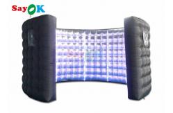 China Portable Curved Inflatable Photo Booth Backdrop Wall For Exhibition supplier