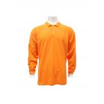180GSM Orange Long Sleeve T-SHIRT & POLO 100% Polyester for sale
