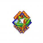 Decorative Sticker Clothing Embroidered Patches Iron On Hook And Loop Patches for sale