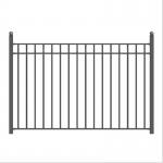Home Garden Iron Wrought Fence Ornamental Black Decorative Metal for sale