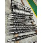 Integral Barrel Conical Twin Screw And Barrel With 2-4mm Bimetallic Layer Thickness