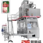 1000ml Aseptic Slim Carton Filling Machine 6000PPH with Cap Applicator for Juice for sale