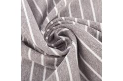 China Breathable And Environmental Friendly Elastic Striped Knit Fabric For Casual supplier