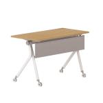 63 Inch Foldable Training Table Wooden School Desk For Classroom for sale
