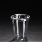 Boba Tea Milk Tea Biodegradable Clear PLA Transparent Take Out Cold Drinks Cup for sale
