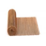 Balanced Sprial Weave Metal Curtain Drapery / Chain Link Drapery for sale