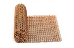China Balanced Sprial Weave Metal Curtain Drapery / Chain Link Drapery supplier
