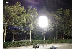 China Customizable Portable Tripod LED Balloons Lights 360degree Glarefree Rescue HMI 1200W supplier