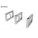 High Security Face Recognition Biometric Turnstile Swing Gate With Rfid Card Reader for sale