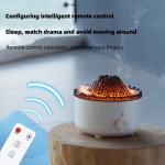 560ml Quiet Flame Humidifier Diffuser With 7 Color LED Lights And Auto Shut Off for sale