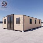 Fireproof 40ft Expandable Container Home Modular House With Terrace for sale