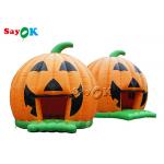 Child  Tarpaulin Halloween Inflatable Pumpkin Bouncer For Party
