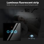 SIXWGH Tuya Wifi Connected Light Switch Home Automation Touch Wall Switch Controller
