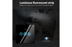 China SIXWGH Tuya Wifi Connected Light Switch Home Automation Touch Wall Switch Controller supplier