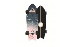 China 32'' Surf Cruiser Skateboard Single Kick Carving Deck With CX7 Truck supplier