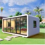 Apple Cabin House Sturdy Galvanized Steel Frame And Metal Carved Panel For Unmatched Efficiency for sale