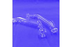 China 100mL Quartz Glass Liposuction Bottle Lab Glassware Fat Extraction Flask supplier