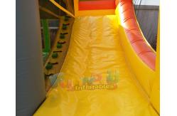 China SGS TUV Inflatable Bouncer Slide / Blow Up Trampoline With Slide Jumping Bouncer supplier
