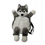 17.72in 45cm Dog Toy Backpack Memorial Gift Realistic Dog Stuffed Animals for sale