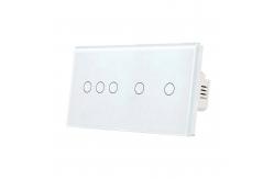 China 6 Gang 280g Touch Light Switch Embedded Remote Control Light Switch supplier