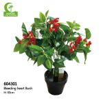 40cm Landing Artificial Potted Plant Garden Ornament Evergreen Bleeding Heart Bush for sale