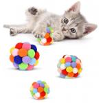 Interactive Kitten Plush Chew Ball Toys For Teething Chewing Toys for sale