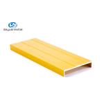 Golden Anodised Aluminium U Channel , GB U Section Aluminium Extrusion