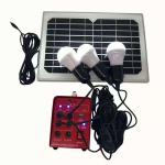 18V 10W Solar Panel Lights 3W LED 12V 4.5AH LiFePO4 Lithiumion Battery for sale