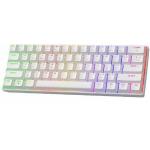 Compact 68-Key Mechanical Keyboard with Customizable RGB Backlight, Hot-Swappable Switches, and USB Connectivity for sale